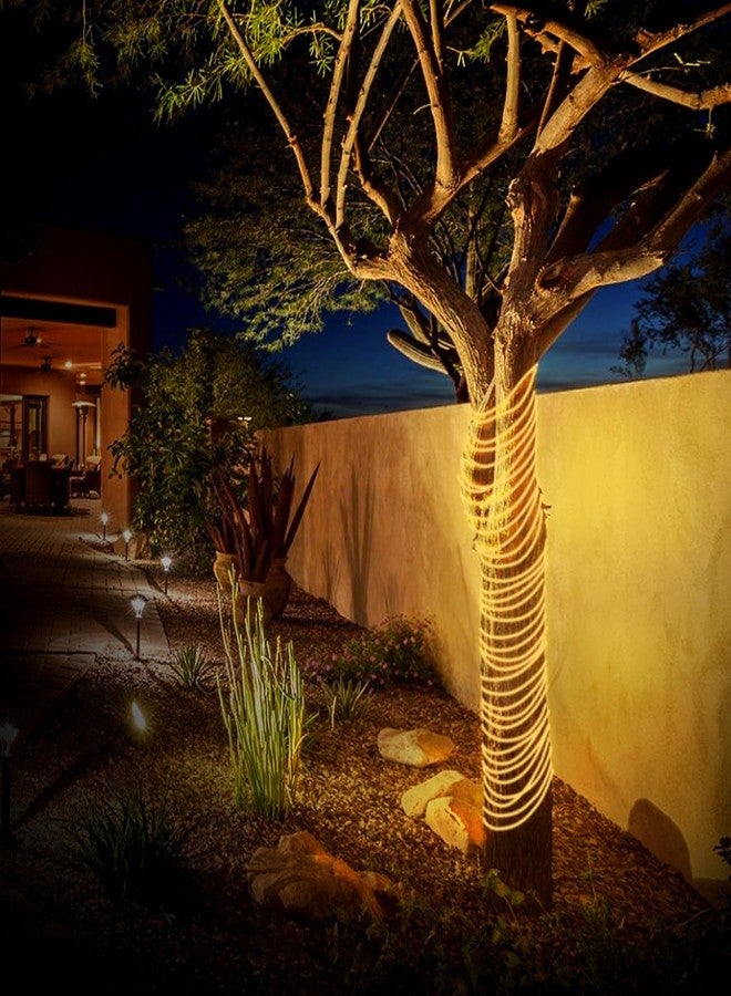 ويبرو شريط إضاءة LED من ويبرو جارنيت بطول 50 مترًا | 96 مصباح LED/متر | أبيض دافئ | مقاوم للماء بمعيار IP65 | شريط إضاءة مرن لتزيين الأماكن الخارجية والداخلية في ديوالي وعيد الميلاد | شريط للشرفات والأسقف المعلقة | عبوة من قطعة واحدة - Image 3